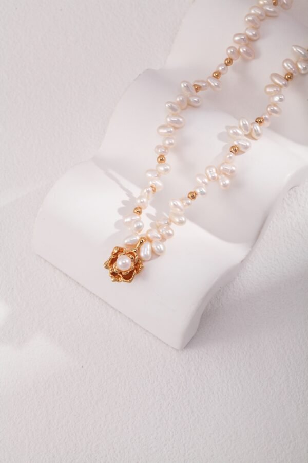 Camellia Pearl Necklace - Image 5