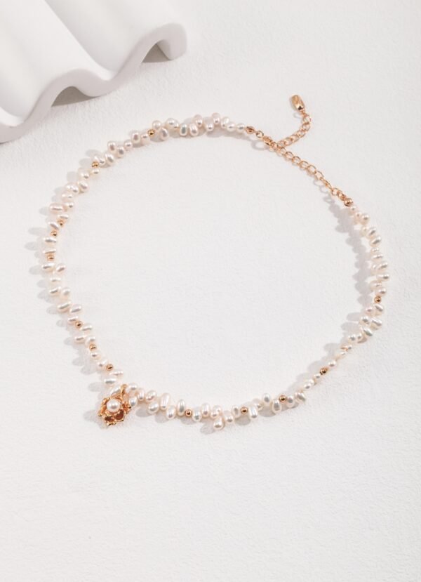 Camellia Pearl Necklace - Image 4