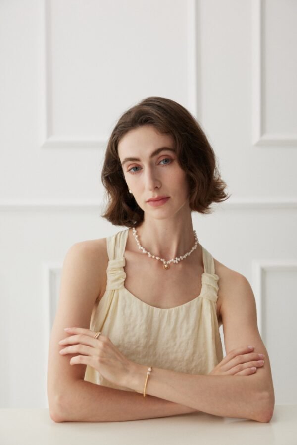 Camellia Pearl Necklace - Image 3